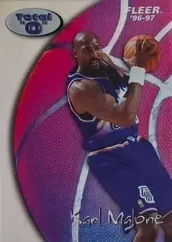 1996-97 Fleer #6 Total O Karl Malone