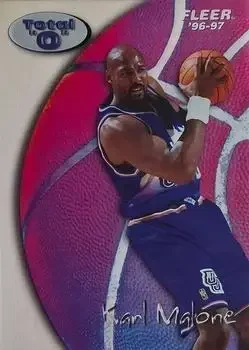 1996-97 Fleer #6 Total O Karl Malone