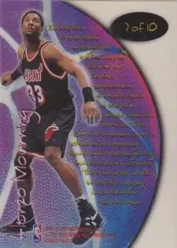 Back of Alonzo Mourning