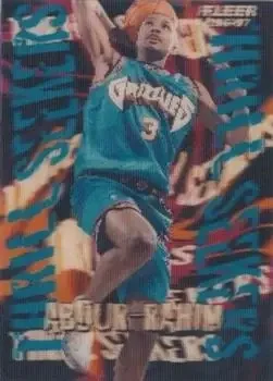 1996-97 Fleer #1 Thrill Seekers Shareef Abdur-Rahim