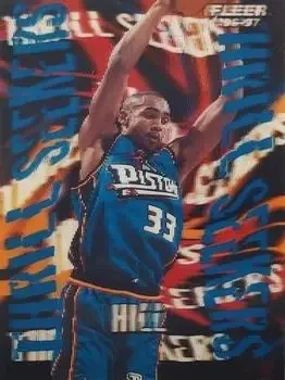 1996-97 Fleer #4 Thrill Seekers Grant Hill