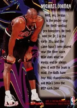 Back of Michael Jordan