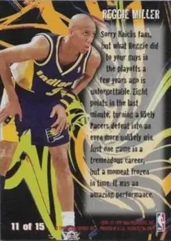 Back of Reggie Miller