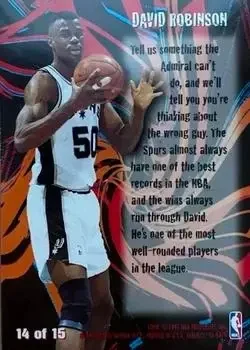 Back of David Robinson
