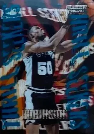 1996-97 Fleer #14 Thrill Seekers David Robinson