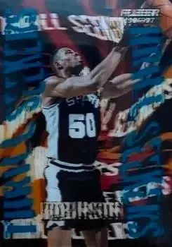 1996-97 Fleer #14 Thrill Seekers David Robinson