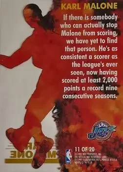 Back of Karl Malone