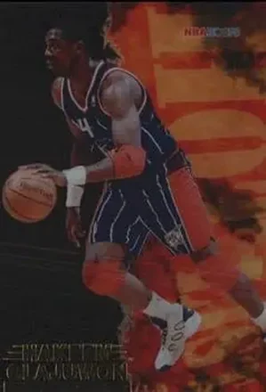 1996-97 Hoops #14 Hot List Hakeem Olajuwon