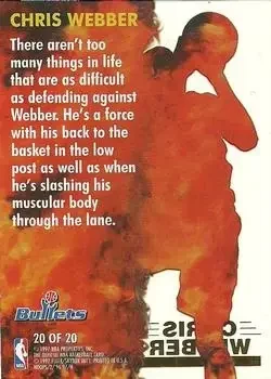 Back of Chris Webber