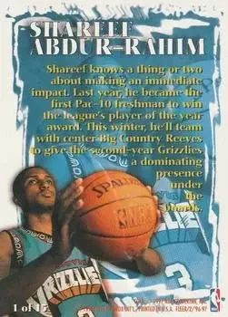 Back of Shareef Abdur-Rahim