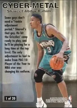 Back of Shareef Abdur-Rahim