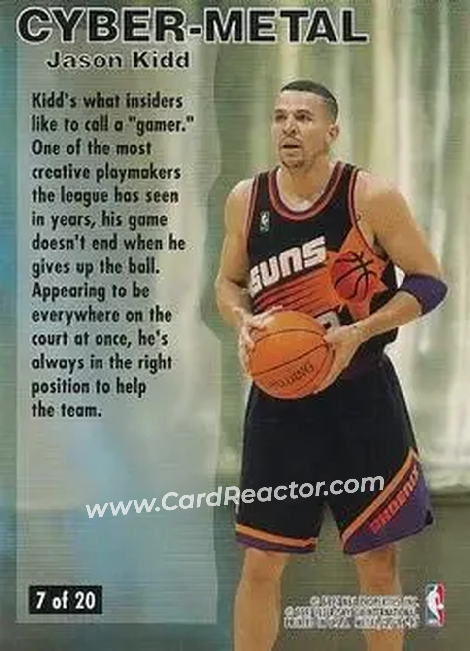 Back of Jason Kidd