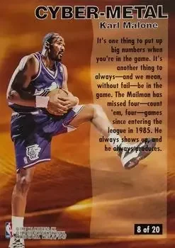 Back of Karl Malone
