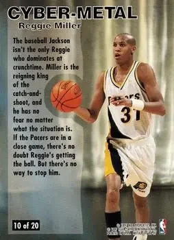 Back of Reggie Miller