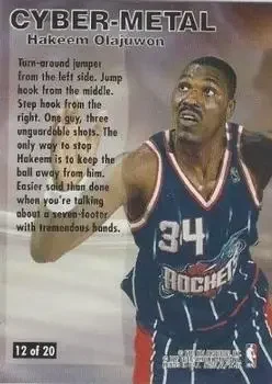 Back of Hakeem Olajuwon