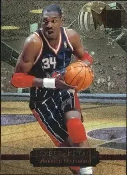 1996-97 Metal #12 Hakeem Olajuwon