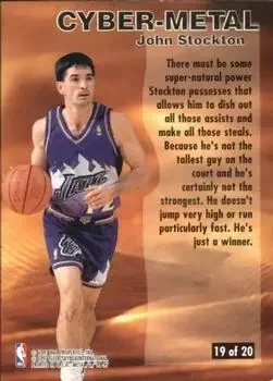 Back of John Stockton
