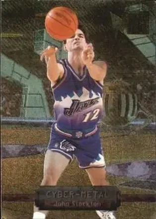 1996-97 Metal #19 John Stockton