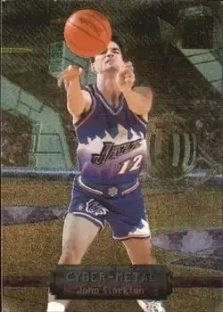 1996-97 Metal #19 John Stockton