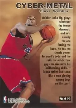 Back of Chris Webber