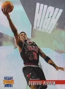 1996-97 Stadium Club #HR1 High Risers Scottie Pippen