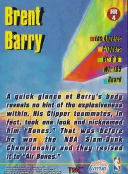 Back of Brent Barry
