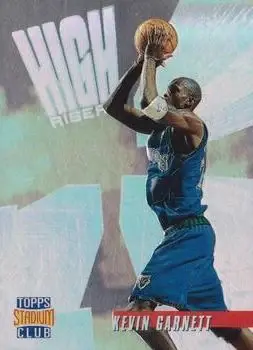 1996-97 Stadium Club #HR6 High Risers Kevin Garnett