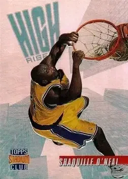 1996-97 Stadium Club #HR11 High Risers Shaquille O'Neal