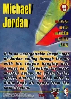 Back of Michael Jordan