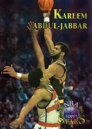 1996-97 Topps Stars #1 Finest Atomic Refractors Kareem Abdul-Jabbar