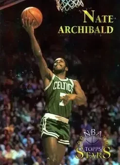 1996-97 Topps Stars - Finest Atomic Refractors #2 - Nate Archibald - Boston Celtics