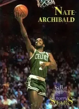 1996-97 Topps Stars #2 Finest Atomic Refractors Nate Archibald