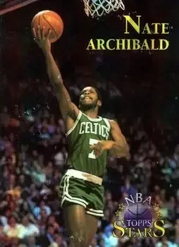 1996-97 Topps Stars #2 Finest Atomic Refractors Nate Archibald