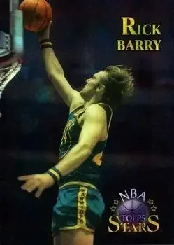 1996-97 Topps Stars #5 Finest Atomic Refractors Rick Barry