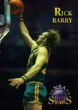 1996-97 Topps Stars #5 Finest Atomic Refractors Rick Barry