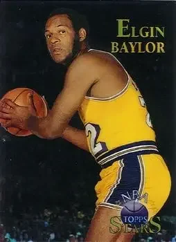 1996-97 Topps Stars #6 Finest Atomic Refractors Elgin Baylor