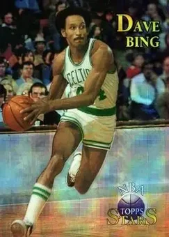 1996-97 Topps Stars - Finest Atomic Refractors #7 - Dave Bing - Boston Celtics