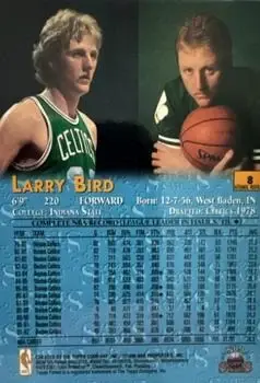 Back of Larry Bird
