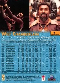 Back of Wilt Chamberlain