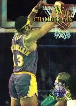 1996-97 Topps Stars #9 Finest Atomic Refractors Wilt Chamberlain