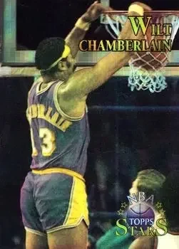 1996-97 Topps Stars #9 Finest Atomic Refractors Wilt Chamberlain