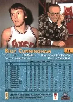 Back of Billy Cunningham