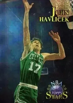 1996-97 Topps Stars #20 Finest Atomic Refractors John Havlicek