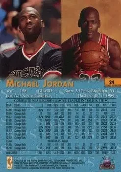 Back of Michael Jordan