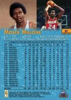 Back of Moses Malone