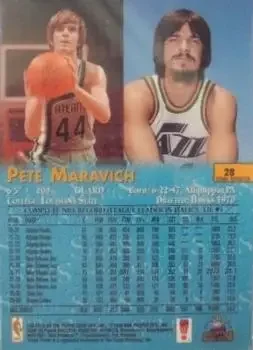 Back of Pete Maravich