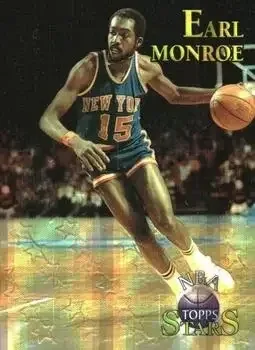 1996-97 Topps Stars #31 Finest Atomic Refractors Earl Monroe