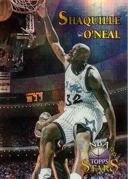 1996-97 Topps Stars #32 Finest Atomic Refractors Shaquille O'Neal
