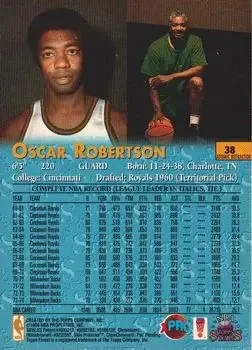 Back of Oscar Robertson