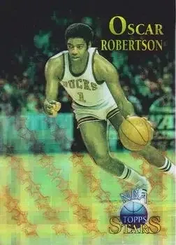 1996-97 Topps Stars #38 Finest Atomic Refractors Oscar Robertson